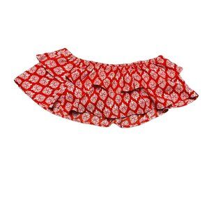 Love Tree happens ruffle crop halter top.  Size M